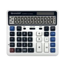 夏普 EL-2135PLUS-WH 太阳能双电源计算器 12位 单个装 白色 （单位：个）