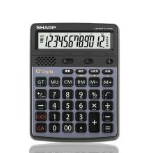 夏普 EL-D7600-BL 语音台式计算器 12位 单个装 亮蓝 （单位：个）