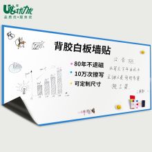 优力优 软白板墙贴磁性办公白板贴背胶 0.6mm/120*200cm （单位：个）