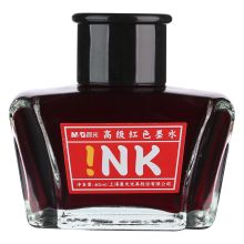 晨光 AICW9001D 高级碳素钢笔墨水 60ML 单位:瓶 红色