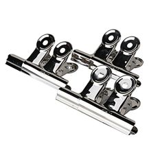 得力 9522 铁夹塑料夹 64mm 6个/包 单位：包 银色