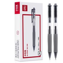 得力 33999 中性笔 0.5mm 12支/盒 单位：盒 黑