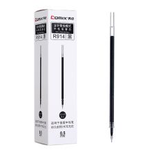 齐心 R914 0.5mm 20支/盒 全针管拔帽式中性笔替芯 黑色（单位：盒）