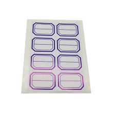 欧标 A1163 自粘性标贴 37*27mm 8枚/12张 12张/本 单位：本 蓝色