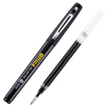 宝克 1+1PC1048 超大容量中性笔+笔芯 1.0mm 1支笔+1笔芯/卡 黑色 （单位：卡）