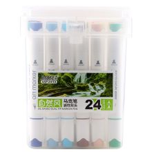 宝克 MP2913-24 油性双头马克笔套装 1mm-6mm 24色/盒 彩色 （单位：盒）