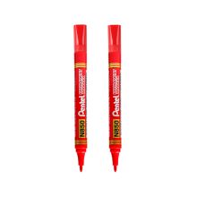 派通 N850 油性圆头记号笔 2.0mm 2支/袋 红色 （单位：袋）