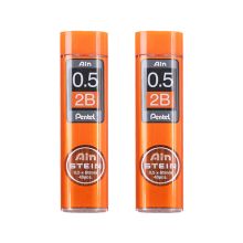 派通 C275 自动铅笔芯 0.5mm 2B 2管/袋 本色 （单位：袋）