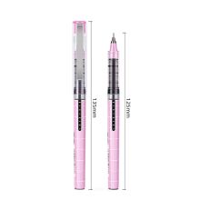得力 S658 签字笔时尚彩 0.5mm 12支/盒 单位:盒 黑色