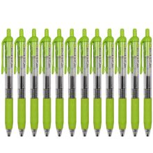 白雪 G-101 按动中性笔 0.5mm 12支/盒 绿色 （单位：盒）