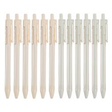 晨光 AGP83001 经典按动全针管签字笔 0.35mm 12支/盒 黑色 （单位：盒）
