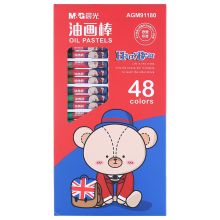 晨光 AGM91180 48色卡通丝滑油画棒 170*325mm 48支/盒 彩色 （单位：盒）