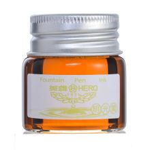 英雄 9008 非碳素染料型墨水 20ml 单瓶装 明光黄 （单位：瓶）
