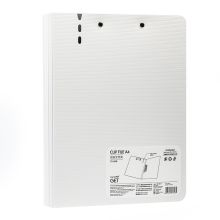 天色 TS-1608 双夹文件夹 A4 单个装 珍珠白 （单位：个）