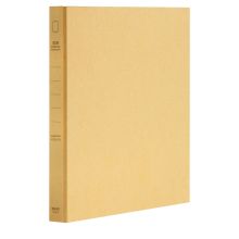 得力 5916 二孔D型牛皮纸文件夹 A4 单个装 本色 （单位：个）