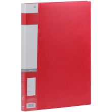 金得利 AF602 单短夹强力文件夹 A4 单个装 红色 （单位：个）