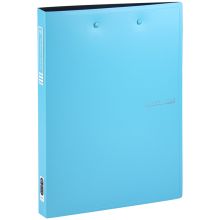 金得利 AF714 长力夹+板夹文件夹 A4 单个装 蓝色 （单位：个）