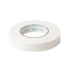 得力 30412 EVA 24mm*5y*2.5mm 1卷/袋 泡棉双面胶带 白色（单位：袋）