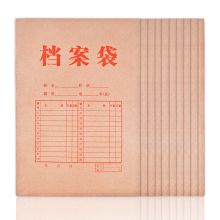 广博 EN-10 牛皮纸档案袋 A4 250g 10个/包 1包装 黄 单位:包