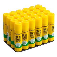 齐心 B2643 强力PVP固体胶 9g 24支/盒 白色 单位：盒