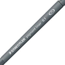 施德楼 30801-9 防水勾线笔绘图笔金属笔0.1mm 黑 10支/盒（单位：支）