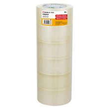 齐心 JP5515-6 普透封箱胶带 55mm*150y 6卷/筒 透明 单位：筒