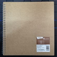 博文 NPB570-2 176*252mm B5 线圈本 牛皮纸面 80g本白纸 土黄色 (单位：本)