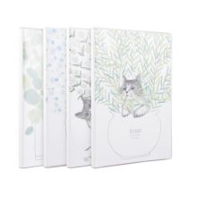 得力 T16128 16K 128页 躲猫猫系列胶套本笔记本 配色 （单位：本）