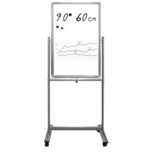 中佳 60*90 竖式磁性双面移动白板