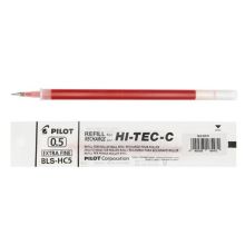 百乐 BLS-HC5-R 中性笔芯 0.5mm 单支装 红色 （单位：支）
