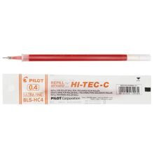 百乐 BLS-HC4-R 中性笔芯 0.4mm 单支装 红色 （单位：支）