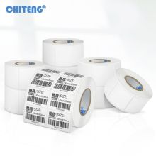 国产 CT-3020 不干胶标签纸条码贴纸铜版纸 白色（单位：卷）