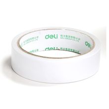 得力 30415 36mm*10y棉纸双面胶带 白色（6卷/筒）（单位：筒）