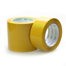 得力 30237 48mm*40y封箱胶带 黄色（6卷/筒）（单位：筒）