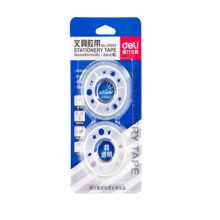 得力 30004 8mm*20y文具胶带 透明（单位：卡）