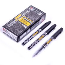 金万年 G-1278B 0.5MM 半针拔帽中性笔（配RS14系列芯）黑色