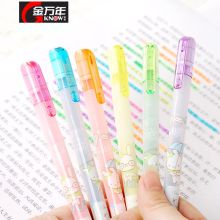 金万年 G-0512B 俏皮兔HI笔型斜头荧光笔 紫色