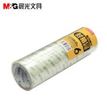 晨光 AJD97386 高透封箱胶带60mm*50y(6卷/筒) 透明（单位：件）