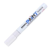 斑马（ZEBRA） PAINT-W 大漆油笔 1.5mm 白（单位：支）
