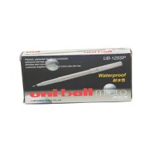 三菱（Uni） UB-125 拔帽式签字笔0.5mm 黑 12支/盒（单位：支)