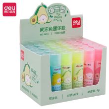 得力/deli 9626 固体胶 果冻色 高粘顺滑可水洗 通用规格,8g