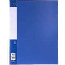 得力/deli 5020 资料册 办公收纳20页 通用规格,蓝色