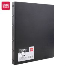 得力/deli 5780 名片册 商务活页大容量600枚 通用规格, 黑色