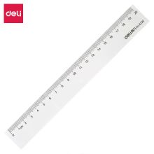 得力/deli 6220 文具尺 测量绘图20cm 通用规格,透明色
