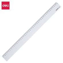 得力/deli 6240 文具尺 测量绘图40cm 通用规格,透明色