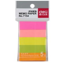 得力/deli 7154 便签本 N次贴彩色 通用规格,混色