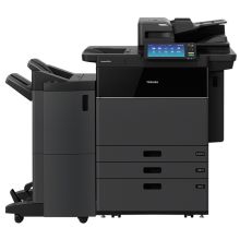 东芝 DP-6618A 主机+同步输稿器+落地三纸盒+脊缝式装订器多功能复合机 黑色 (单位：套）