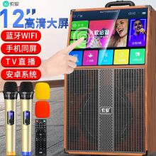 索爱 SA-AV301 12.1英寸 三分频广场舞音响带显示屏拉杆视频机蓝牙音箱 咖啡色（单位：套）