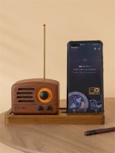 猫王 MW-2 小王子FM/蓝牙便携式音箱 红芯木精装版 单位:台