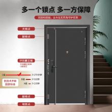 国产 2050*960 防盗门上品系列别墅大门甲级家用安全门指纹密码锁子母门(托莱多-单门) 外开 机械锁（单位：个）